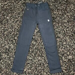 Homme Femme  Women’s Black Sweat Pants Zip Pockets Sz XS‎ New
